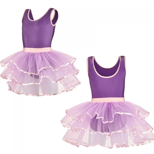 Child Short Sleeve Tutu Costume