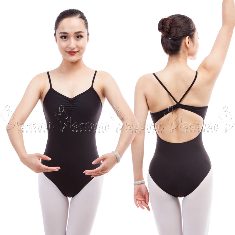  Dance Elite Camisole Leotard For Women - Lana - Womens Dance  Leotard With High Leg And V-Neck (Black, Adult XS) : Clothing, Shoes &  Jewelry