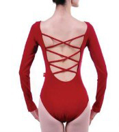 Adult Crisscross Long Sleeve Leotard