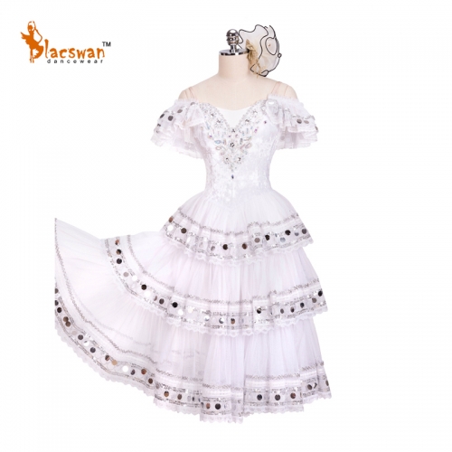 White Kitri Romantic Tutu