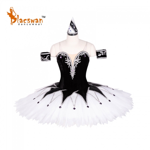 Black and White Harlequin Doll Costume