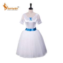 Romantic Swan Costume For Women Long Tulle Ballet Wrap Skirt In White,  Pink, And Blue Perfect For Rehearsal Practice And Stage Performances From  Oscaranne, $45.6