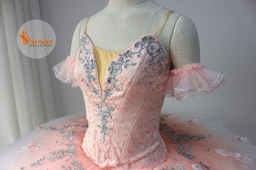 sugar plum fairy professional pink ballet dress Simply Bohemian Wedding Dress Charcoal / XL main image 1