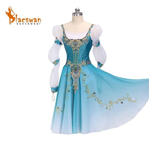 Romeo and Juliet Ballet Dress Fading Blue Stage Costume Romeo and Juliet Ballet Dress Fading Blue Stage Costume