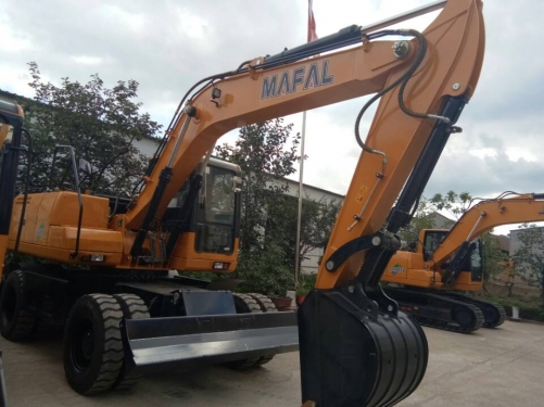MAFAL Wheel Excavator MF135 Shipped to Uzbekistan