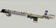 2-5 million squre meter paper faced gypsum board production line