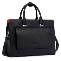 BOSTANTEN Laptop Bag for Women 15.6 inch Leather Briefcase Slim