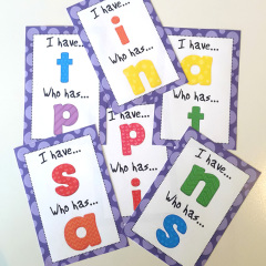 Customized Printed Flash Cards Full Color Learning Card Kids Phonic Flash Cards