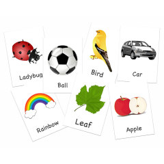 Custom Printing Children English Speaking Flash Cards Educational Paper Game Cards