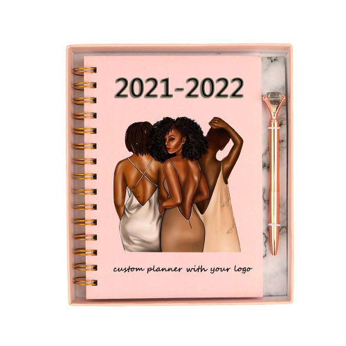 2023-2025 Hardcover Custom Printed Daily Organizer Planner Agenda Diary