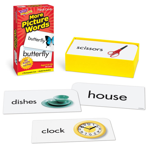 Custom Printing Learning Flash Card Words Study Cards Home Educational Flash Card