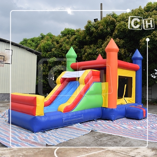 inflatable bouncer with slide