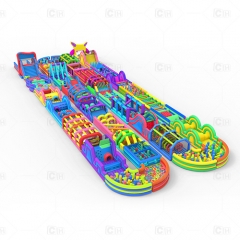 Insane Inflatable Obstacle Course Games For Event