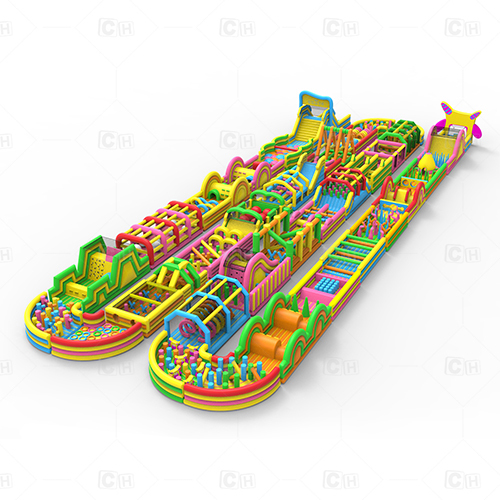 Insane Inflatable Obstacle Course Games For Event