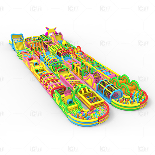 Insane Inflatable Obstacle Course Games For Event