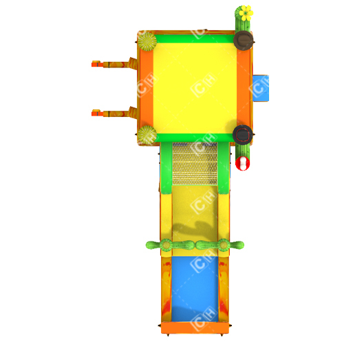 CH Outdoor Colorful Castle Bounce House Kids Cactus Jumper Bouncer Inflatable Combo