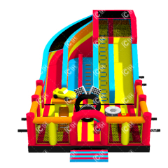 CH Kids Inflatable Bouncy Castle Jumping Red Racing Car Inflatable Castle
