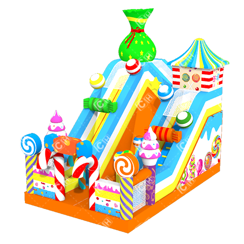 Colorful Candy Cakes Inflatable Castle