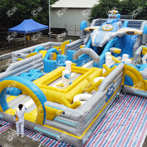 CH Latest Outdoor Inflatable Park Adults Inflatable Fighter Theme Park For Rental