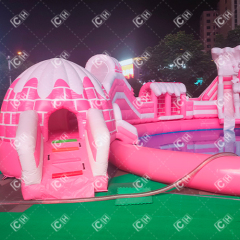Pink Ice and Snow World Polar Bear Mobile Pool Park