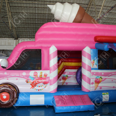 CH Latst Design Inflatbale Ice Cream Car Castle Children Favorite Ice Cream Inflatable Bouncer