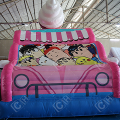 CH Latest Design Inflatbale Ice Cream Car Castle Children Favorite Ice Cream Inflatable Bouncer