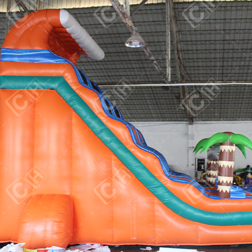 CH Commercial Garden Bouncers Jumping Inflatable Slide Castle Inflatable Water Slide With Pool For Rental