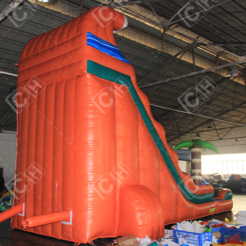 CH Commercial Garden Bouncers Jumping Inflatable Slide Castle Inflatable Water Slide With Pool For Rental