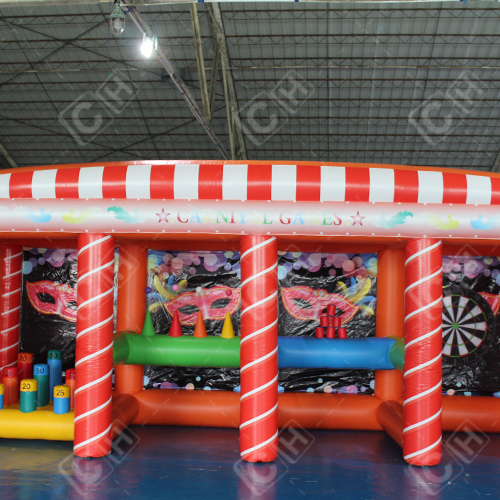 CH Adults Commercial Inflatable Games Kids Sports Ferrule Game Shooting Combo Inflatable Games For Events