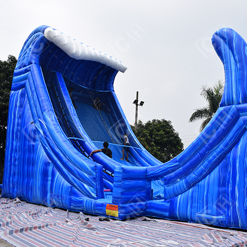 CH Customized Inflatable U Climbing Slide For Sale, Outdoor Inflatable Big Slide For Rental