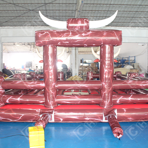 CH High Quality Mechanical Bullfight With Inflatable Mattress Bullfighting Inflatable Rodeo Bull Mat For Sport Game