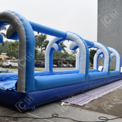 CH High Quality Theme Park Slide Commercial Inflatable Water Park Slide Water Trampoline Slide