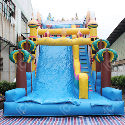 CH High Quality Inflatable Desert Castle Dry Slide Exotic Style Theme Dry Inflatable Slide