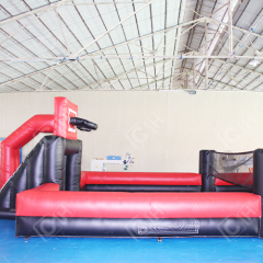 Giant Inflatable Basketball Soccer Tennis Field Combo Sports Game Inflatable Goal Inflatable Basketball Court For Entertainment