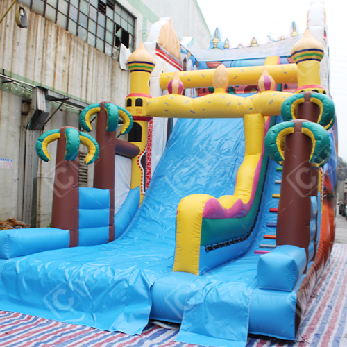 CH High Quality Inflatable Desert Castle Dry Slide Exotic Style Theme Dry Inflatable Slide