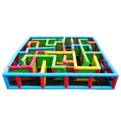 Commercial Portable outdoor adult/ kids Inflatable Maze panda cartoon theme Inflatable Maze / Hot selling inflatable maze