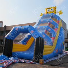 CH Cmmercial Use Luminous New Inflatable Cartoon Slide Inflatable Dry Slide With Light