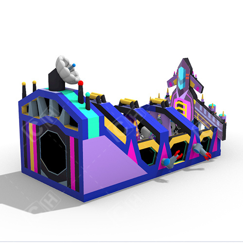 CH Latest Design Indoor Cool Inflatable Fighter Theme Park Amusement Park For Rent
