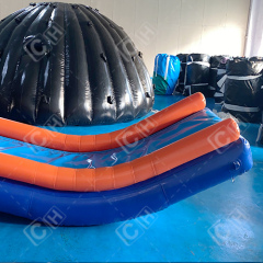 CH Commercial Inflatable Floating Yach Water Slide Inflatable Yacht Slide For Rent
