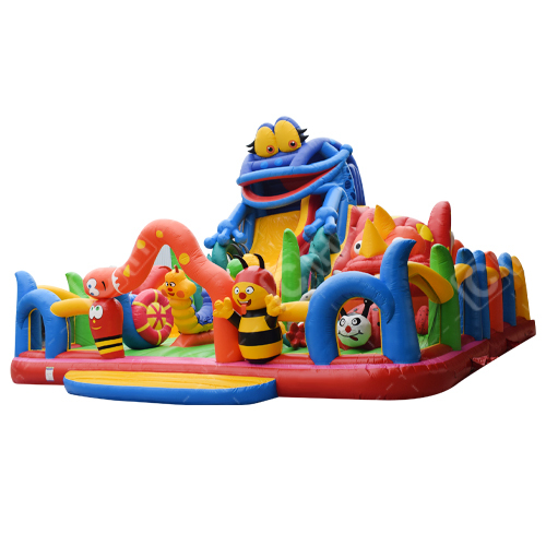 Popular Inflatable Fun City Bouncer Jumping Castle Amusement Park Outdoor Frog Park Theme Jumping House