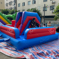 CH Blue And Red Inflatable Slide Bouncer Combo Bouncy Castle Promotion Inflatable Combo