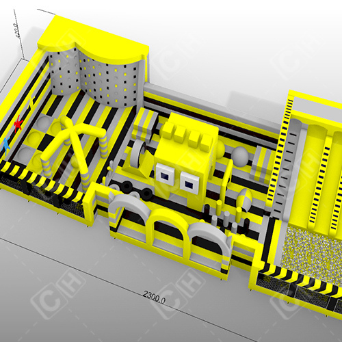 CH Factory Direct Sales Commercial Building Blocks Theme Obstacle Amusement Park For Children