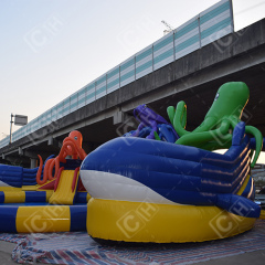 CH Inflatable Octopus Whale Lobster Marine Life Theme Can Move Water Park With Pool