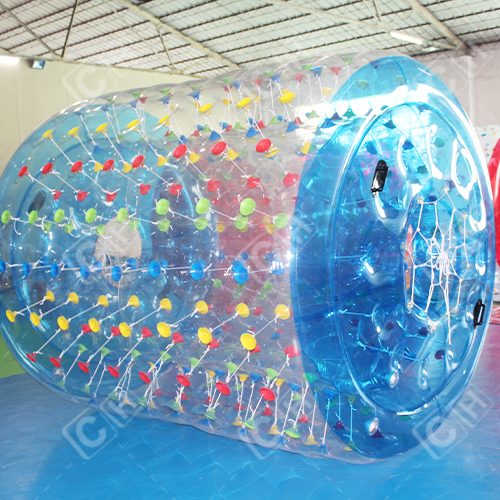 Hot selling sports water game inflatable rolling drum
