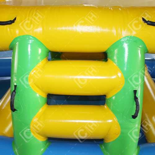 CH Yellow Inflatable Slide On The Sea Going Ship Can Be Moved For Sale