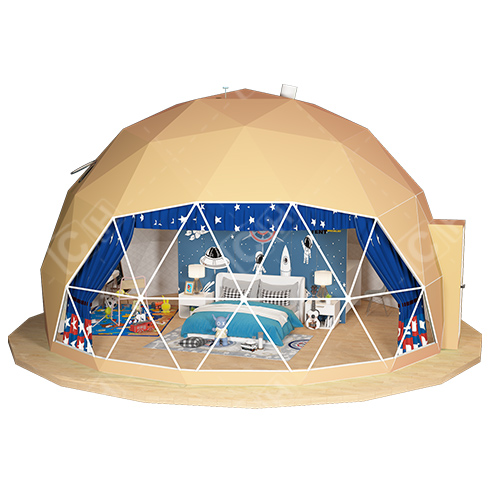 CH 6m Luxury Cmaping Dome House Glamping Geodesic Dome Tent For Hotel