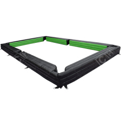 CH Commercial Team Building Activity Large Black PVC Inflatable Table Tennis Game For Rental