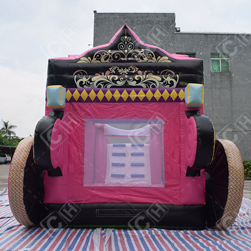 CH Super Cute Inflatable Castle Car Bouncer And Slide Combo Inflatable Trampoline For Kids