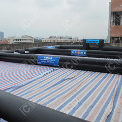 CH Large Inflatable Football Court Frame Inflatable Black Soccer Field For Children Sports