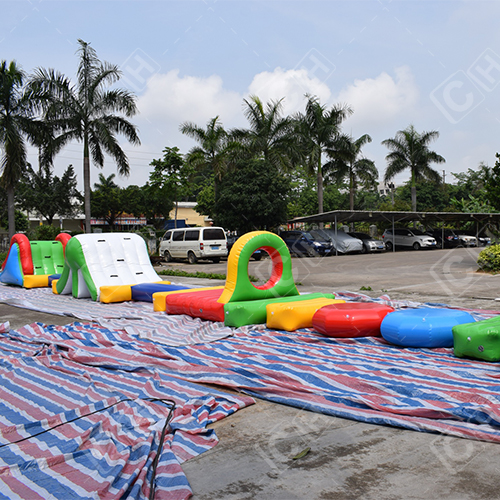 CH Colorful Fun Inflatable Water Game Detachable Inflatable Water Obstacle